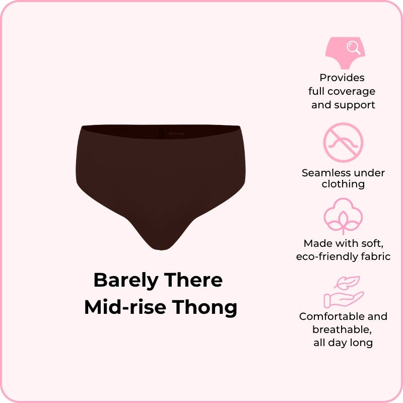 Barely There Mid-rise Thong