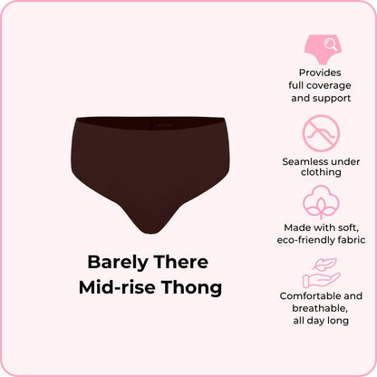 Barely There Mid-rise Thong